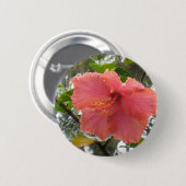 Runder Button der hawaiianischen Blume (Vorne & Hinten)