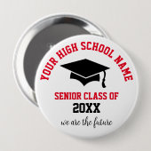 Runder Button der Klasse 20XX, riesig, 4 Zoll (Vorne & Hinten)