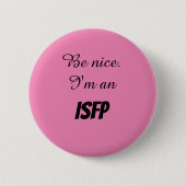 Runder Button des ISFP (Vorderseite)