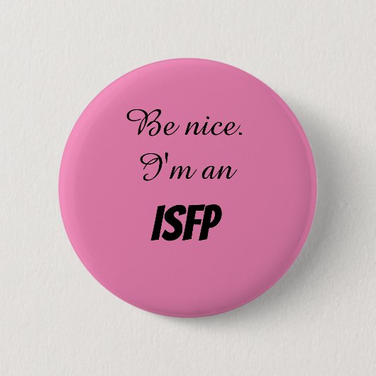 Runder Button des ISFP (Vorderseite)