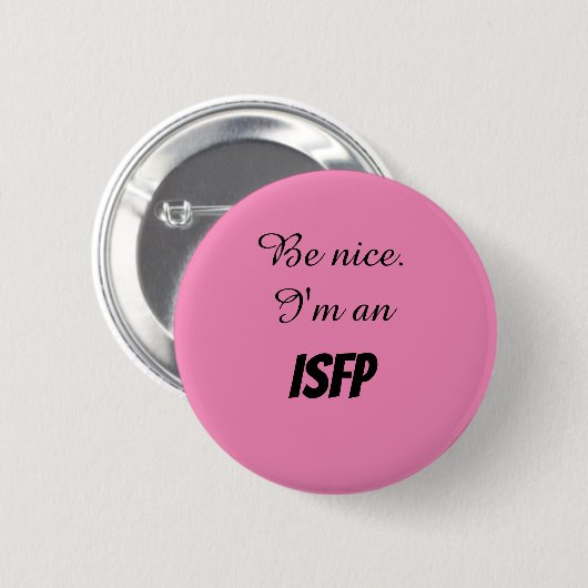 Runder Button des ISFP (Vorne & Hinten)