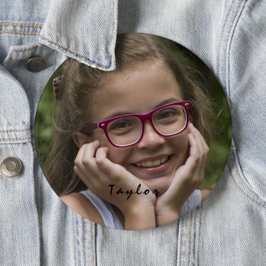 Runder Button für benutzerdefinierten Foto (Beispiel)