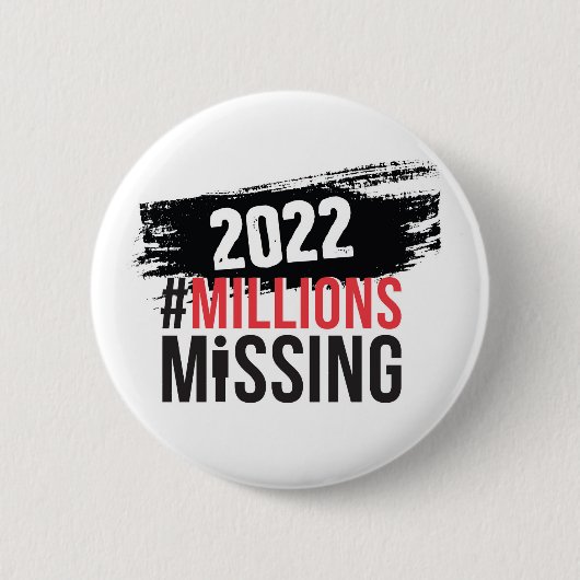 Runder Button für #MillionsMissing 2022-Logo (Vorderseite)