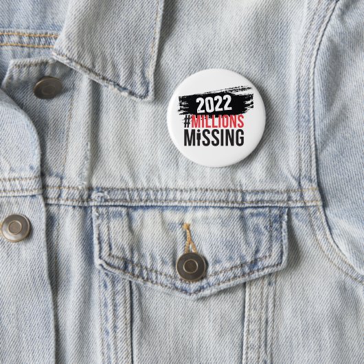 Runder Button für #MillionsMissing 2022-Logo (Beispiel)