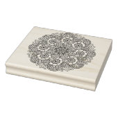 Runder Entwurfsdoodle Gummistempel (Stempel)