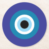 Runder Evil Eye Untersetzer Set 6 (Vorderseite)