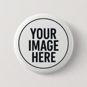 Runder Foto-Upload-Button Button (Vorderseite)
