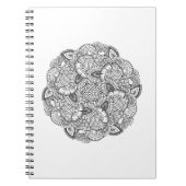 Runder Gekritzel-Entwurf Notizblock (Vorderseite)