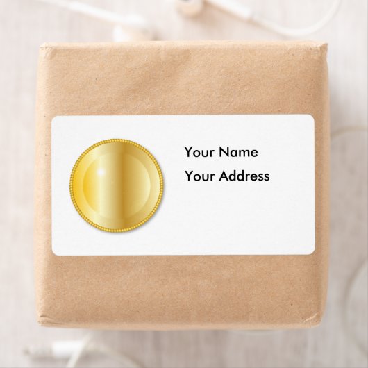 Runder goldener Hintergrund (Insitu)