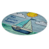 Runder hackendes Brett (Ecke)