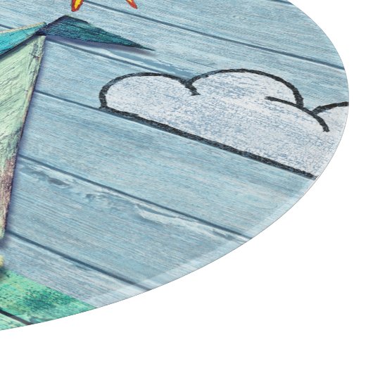 Runder hackendes Brett (Ecke)