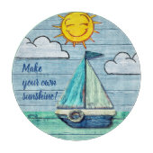 Runder hackendes Brett (Vorderseite)