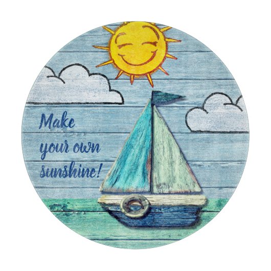 Runder hackendes Brett (Vorderseite)