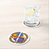 Runder JamFam Coster- 4 Pappuntersetzer (Vor Ort)