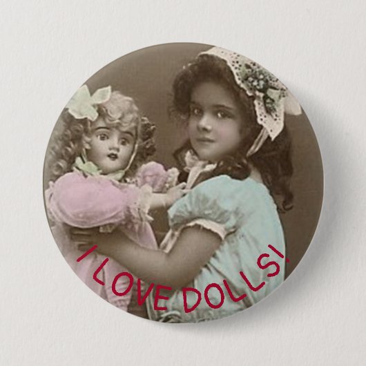 Runder Knopf, 3-Zoll-Taste Button (Vorderseite)