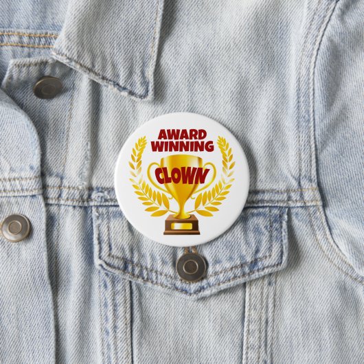Runder Knopf - AWARD-WINNINGclown Button (Beispiel)