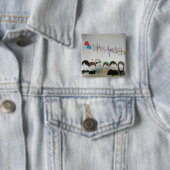 Runder Knopf - besonders angefertigt Button (Beispiel)