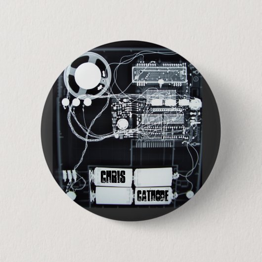 Runder Knopf - besonders angefertigt Button (Vorderseite)