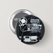 Runder Knopf - besonders angefertigt Button (Vorne & Hinten)