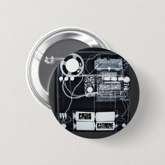 Runder Knopf - besonders angefertigt Button (Vorne & Hinten)