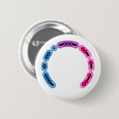 Runder Knopf "Bisexueller Moral-Code" Button (Vorne & Hinten)