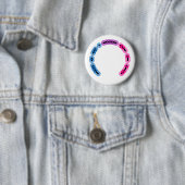 Runder Knopf "Bisexueller Moral-Code" Button (Beispiel)