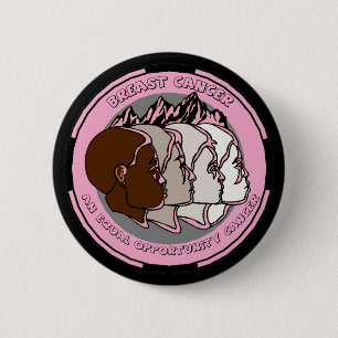 Runder Knopf - Brustkrebs-Bewusstsein Button