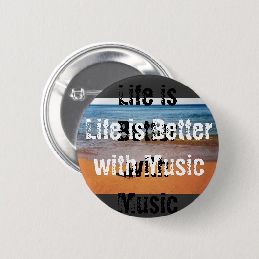 Runder Knopf Button (Vorne & Hinten)