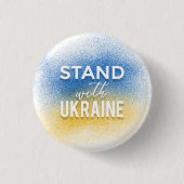 Runder Knopf für die Ukraine Button (Vorderseite)