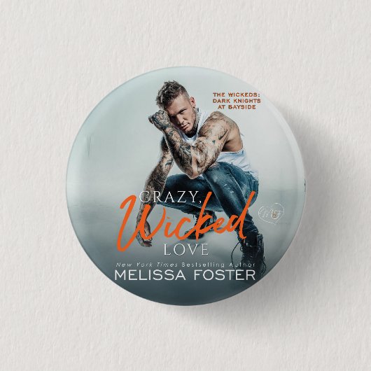 Runder Knopf für die verworrene Liebe Button (Vorderseite)