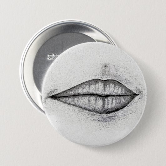 Runder Knopf, groß, 3 Zoll Button (Vorne & Hinten)