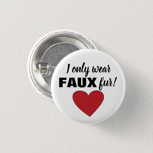 Runder Knopf, klein, 1¼ Zoll Button (Vorne & Hinten)