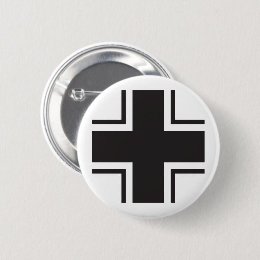 Runder Knopf - Luftwaffe Zweiter Weltkrieg Button (Vorne & Hinten)