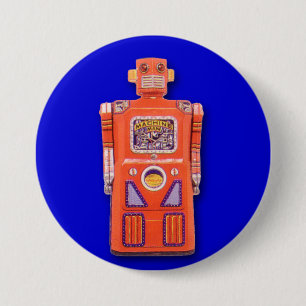 Runder Knopf "Machine Man Tobot" Button
