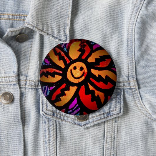 Runder Knopf, riesig, 4 Zoll Button (Beispiel)