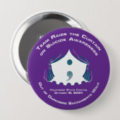 Runder Knopf, riesig, 4 Zoll Button (Vorne & Hinten)