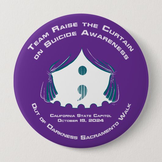 Runder Knopf, riesig, 4 Zoll Button (Vorderseite)