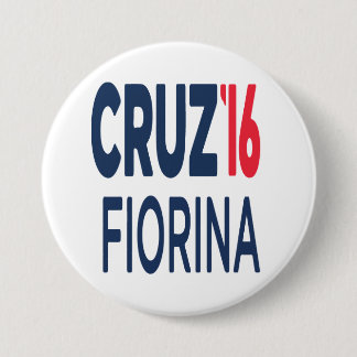 Runder Knopf Teds Cruz Carly Fiorina 2016 Button
