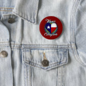 Runder Knopf Texas-Pflegekraft (kastanienbrauner Button (Beispiel)