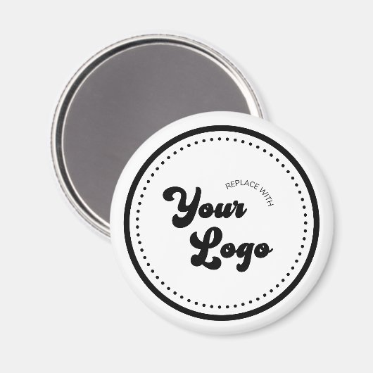 Runder Kühlschrankmagnet mit eigenem Firmenlogo (Vorderseite/Rückseite)