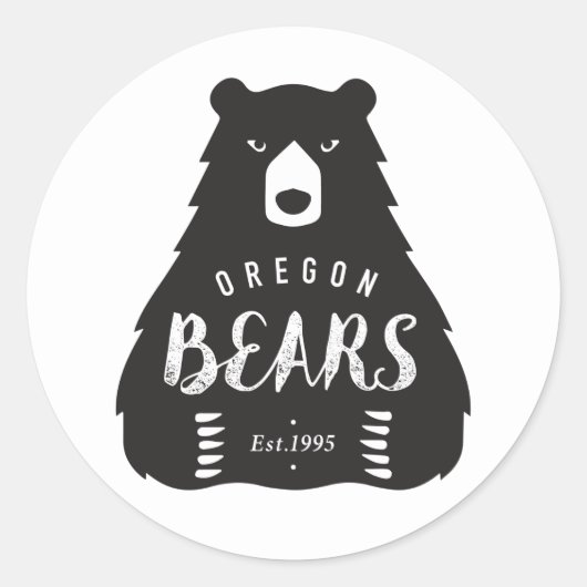 Runder Logo-Aufkleber, glatt, klein, 1 ½ Zoll Runder Aufkleber (Vorderseite)