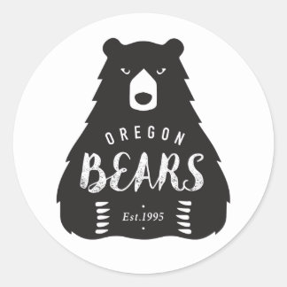 Runder Logo-Aufkleber, glatt, klein, 1 ½ Zoll Runder Aufkleber