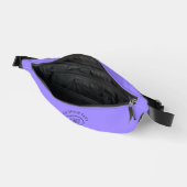 Runder Logo-Text Geschäftliche Werbe- Blaue Marken Bauchtasche (Offen)
