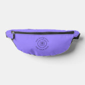 Runder Logo-Text Geschäftliche Werbe- Blaue Marken Bauchtasche (Ablage )