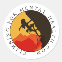 Runder Logoaufkleber, glänzend