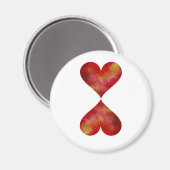 Runder Magnet (Vorderseite/Rückseite)