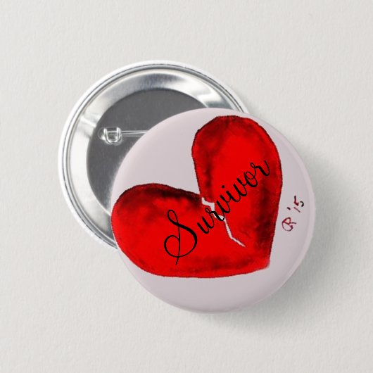 Runder Metallüberlebend-Knopf Button (Vorne & Hinten)