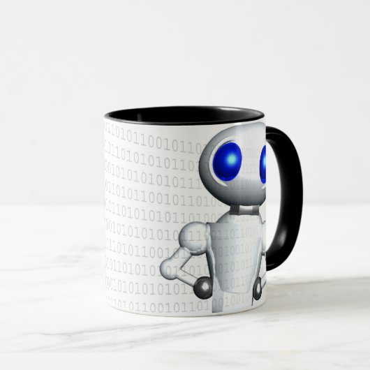 RUNDER MIT BINÄREM CODE TASSE (VorderseiteRechts)