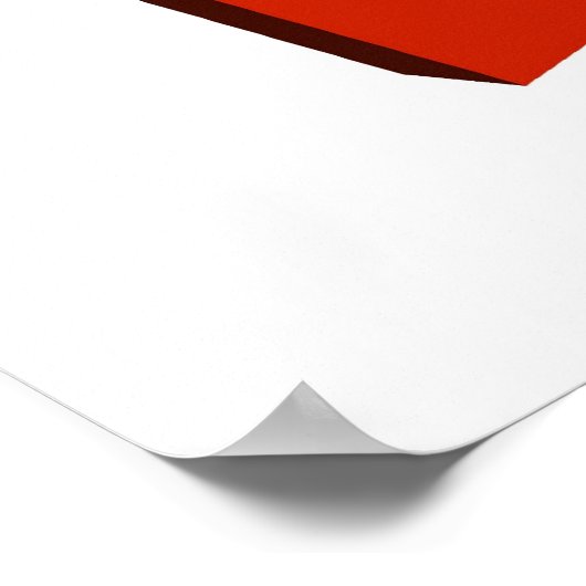 RUNDER MIT ZAHLEN POSTER (Ecke)