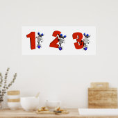 RUNDER MIT ZAHLEN POSTER (Küche)